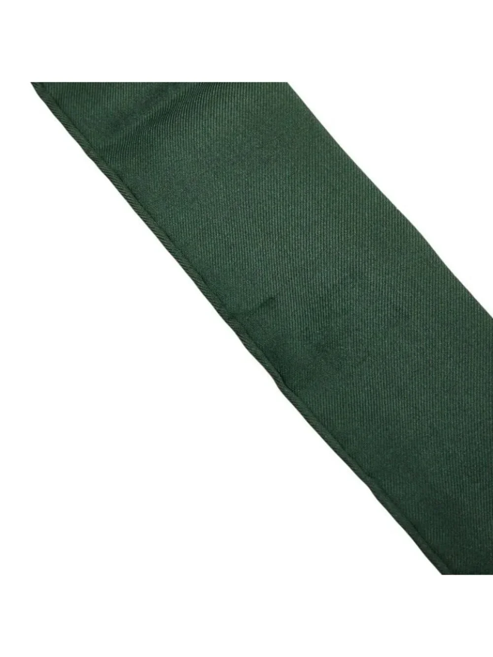 Saint Laurent Logo Geometric Scarf C-tk Green Ivory Silk